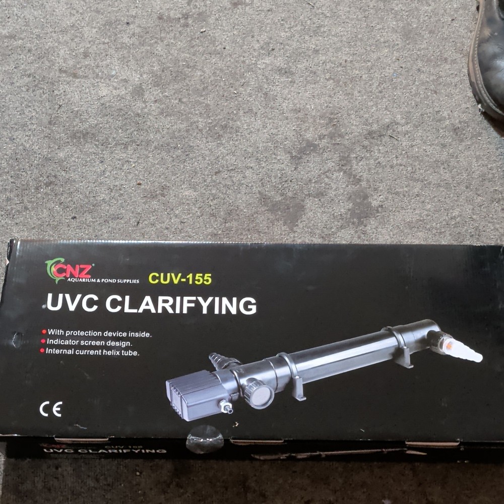 CNZ CUV-155 UVC Clarifying UV Sterilizer & Ionizer