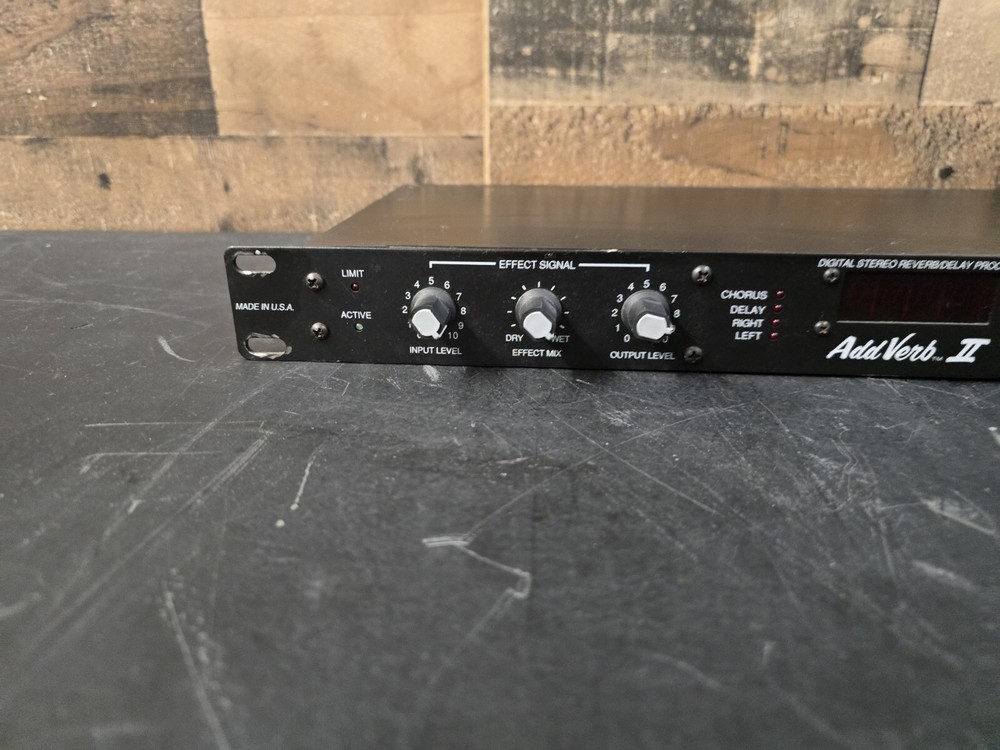Peavey Addverb Ii Digital Studio Effects Processor Rack Fully Tested