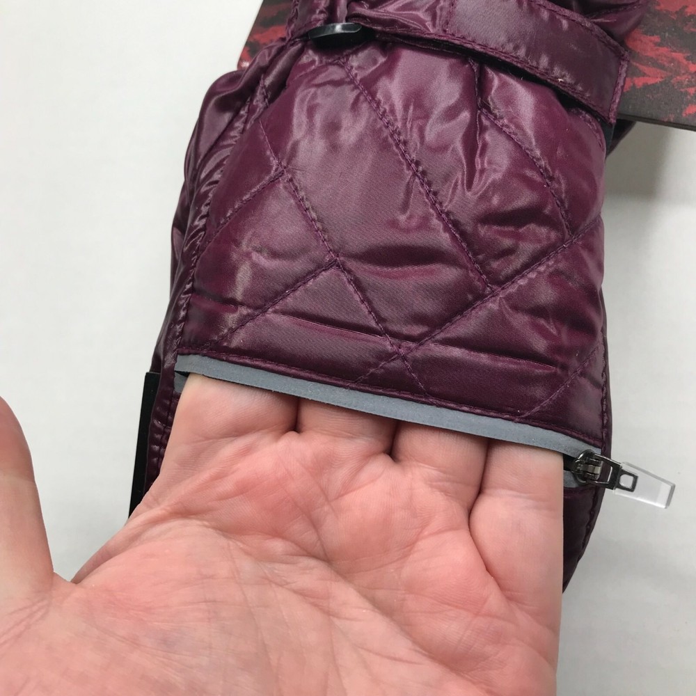 Swiss Tech Quilted Ski Mitten Purple Size Small/Medium New With Tags