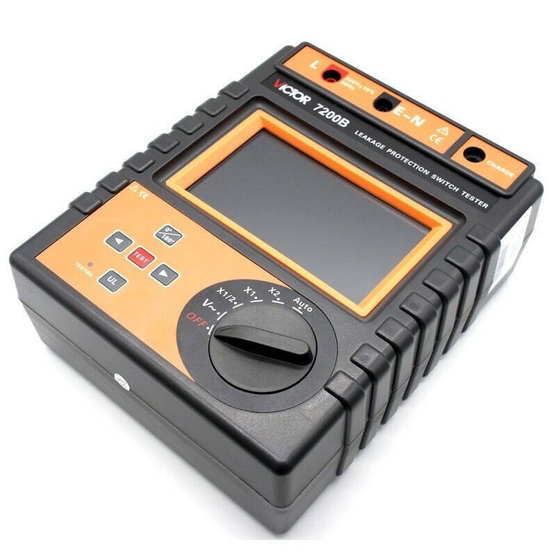 VICTOR 7200B High-precision Leakage Protector Tester Color Touch Screen #
