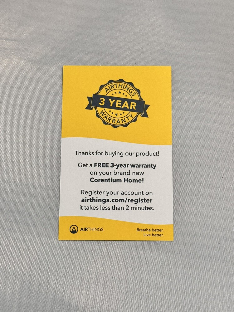 Airthings 223 Corentium Home Radon Detector - New with battery pull tab