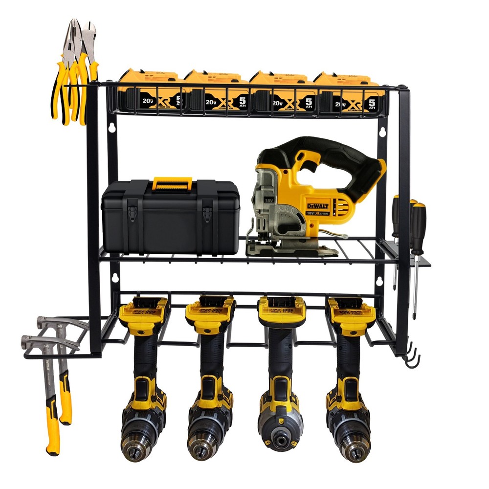 Power Tool Organizer Wall Mount - Tool Organizer with Drill Holder