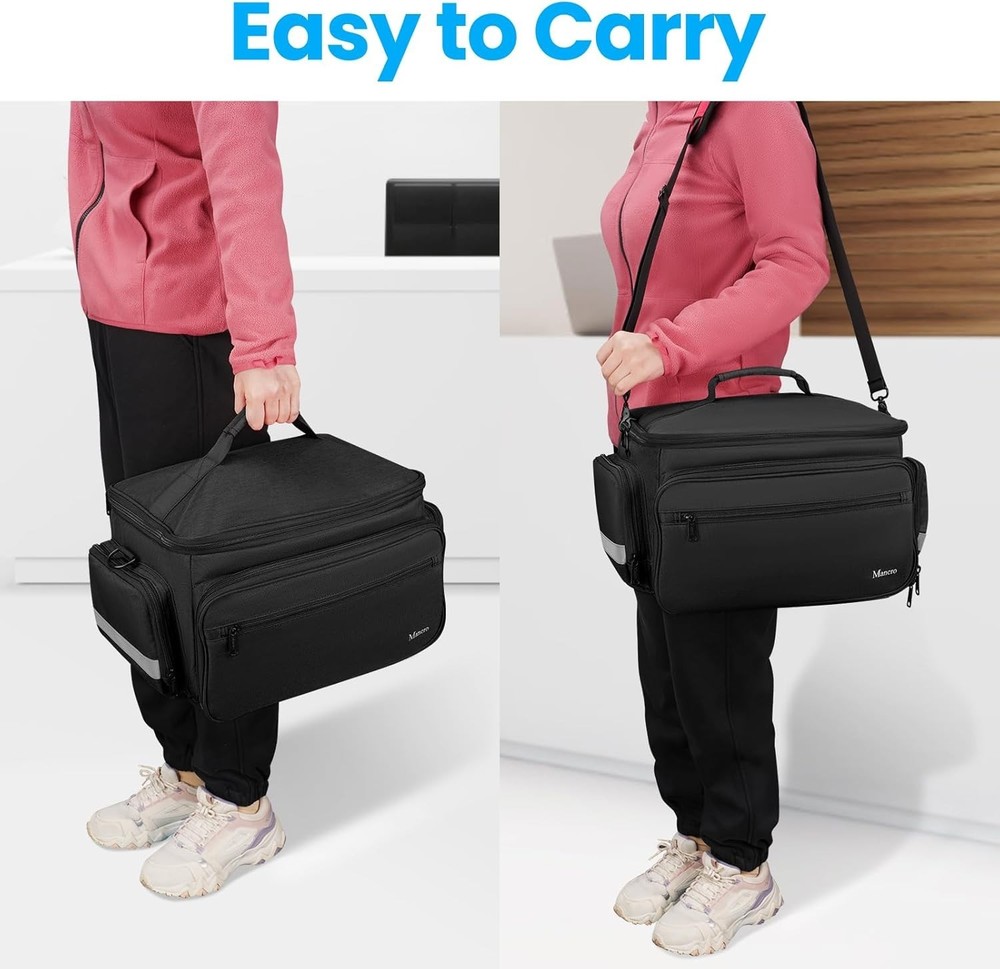 Versatile First Aid Kit Bag with Adjustable Shoulder Strap and Zippered Pockets