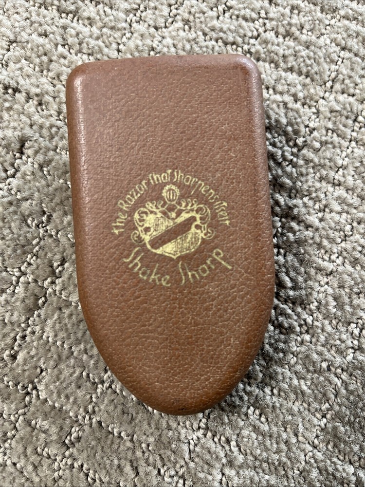 Gold Shake Sharp Razor In Original Box 1940’s Collectable