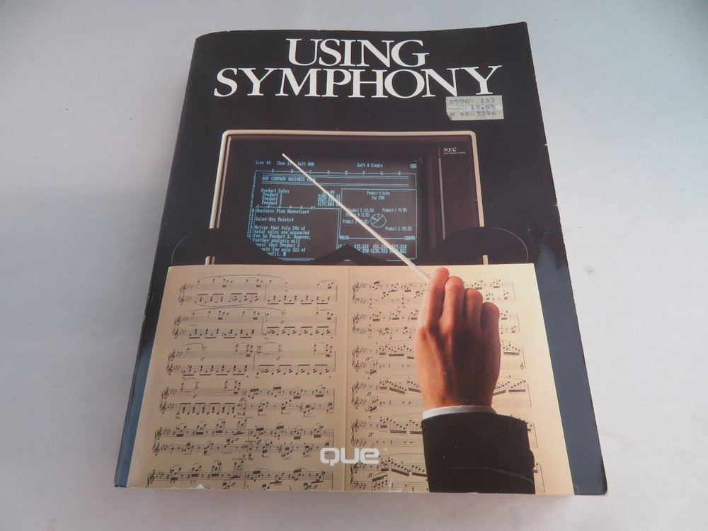 QUe Using Symphony Program Paperback 1984