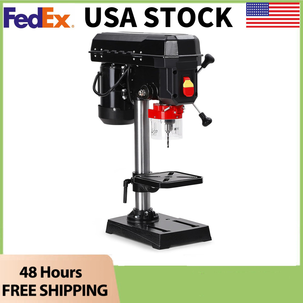 ⭐8"Drill Press Benchtop Drill Machine 2.5Amp Tabletop Wood Drill Machine 5 Speed