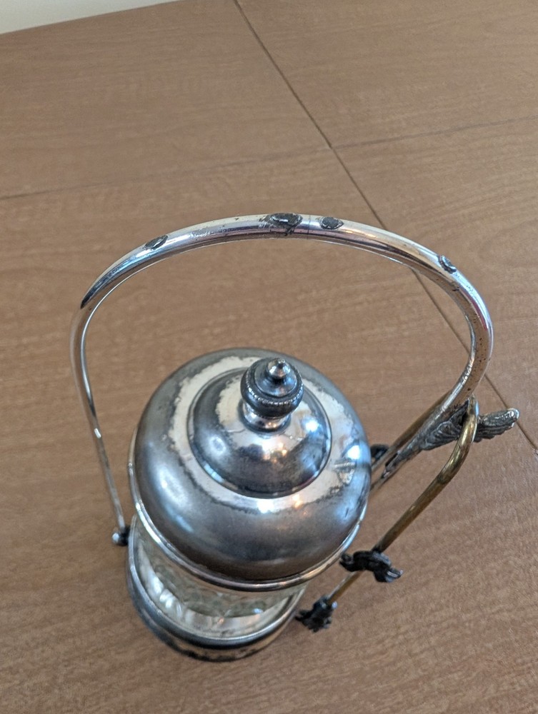 Vintage Pickle Castor Hartford Silver Plating Quadruple Plated