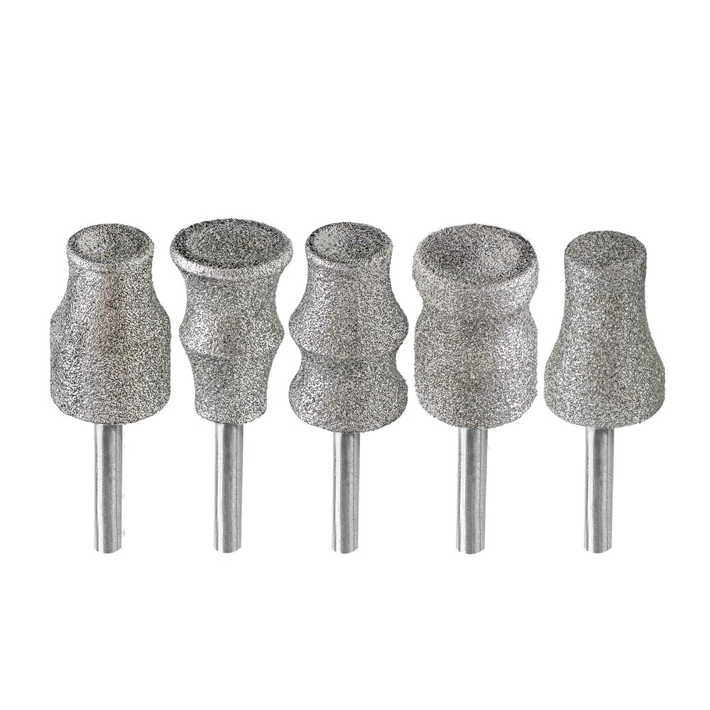 Diamond Grit Pet Nail Grinder Bits 5 Pack