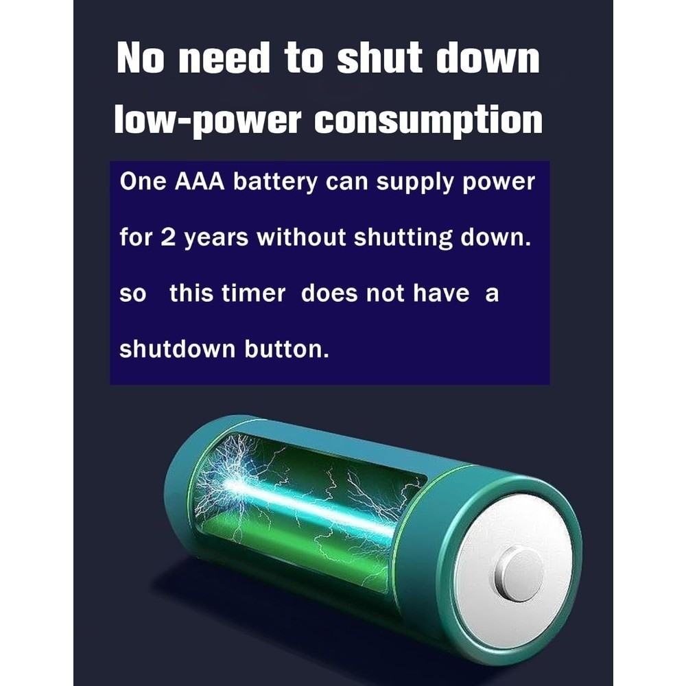 Kitchen Timer with Loud Alarm Large Display Big Button Count Down Up for Cooking