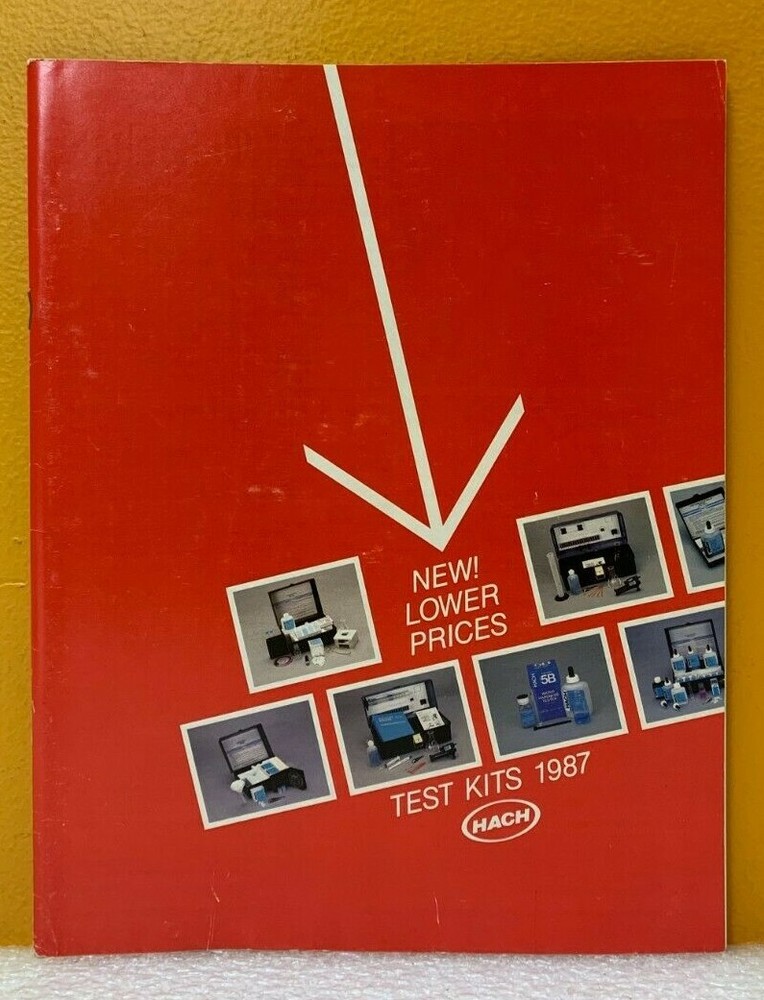 Hach 1987 Test Kits Catalog.