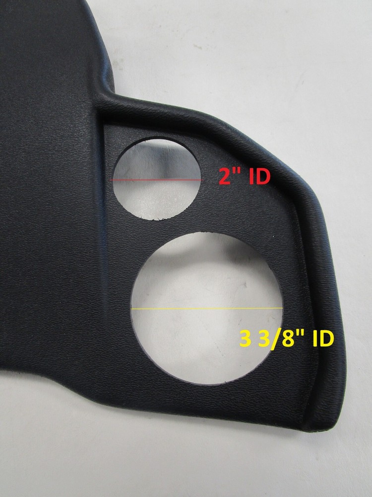 RANGER (2019) BLANK UPPER DASH CONSOLE PANEL STARBOARD BLACK 322545 BOAT