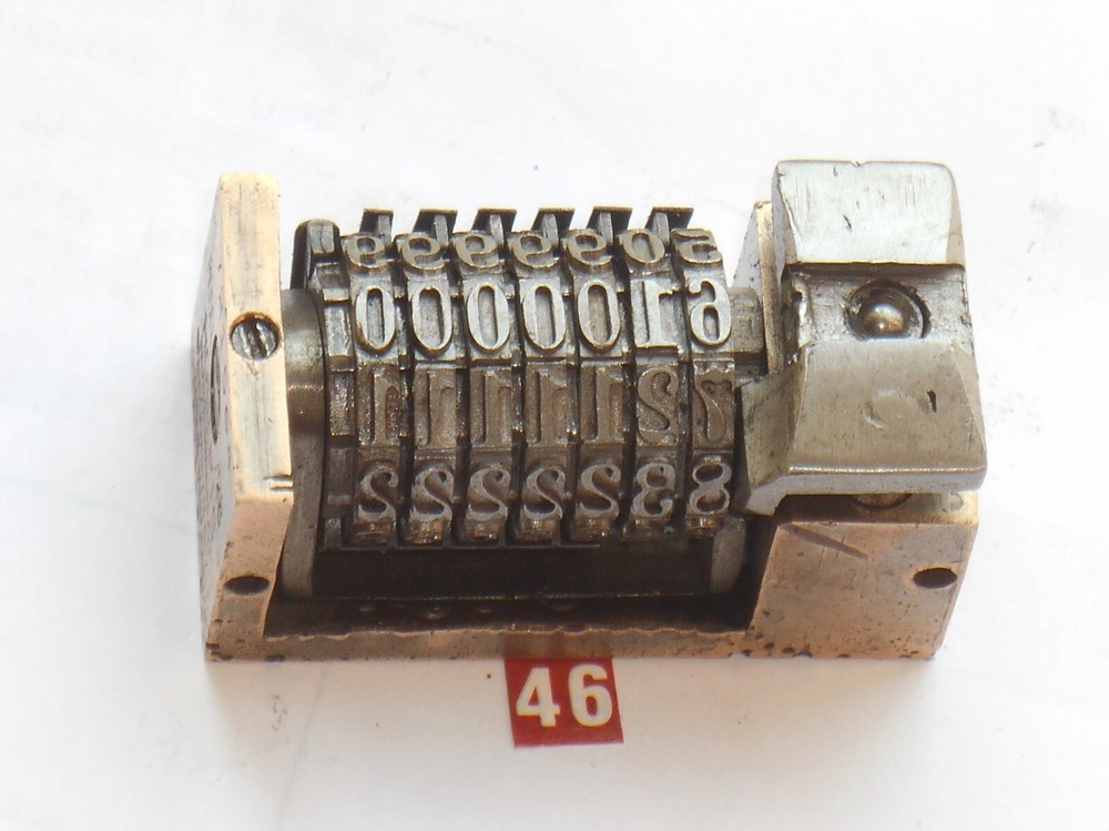 Letterpress Numbering machine | (Roberts #28) | 46