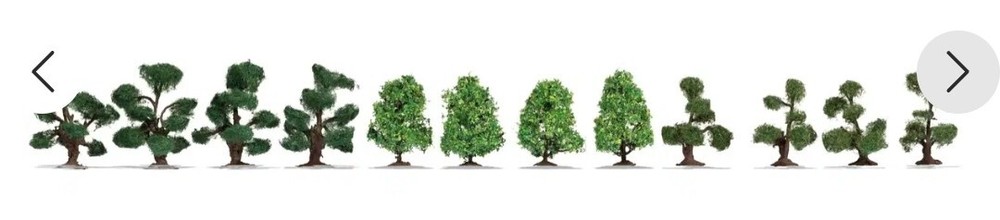 Noch Ornamental Bushes21546 H0 SCALE