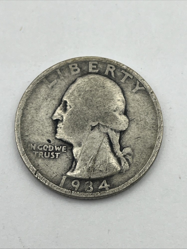 1934 P Washington Quarter