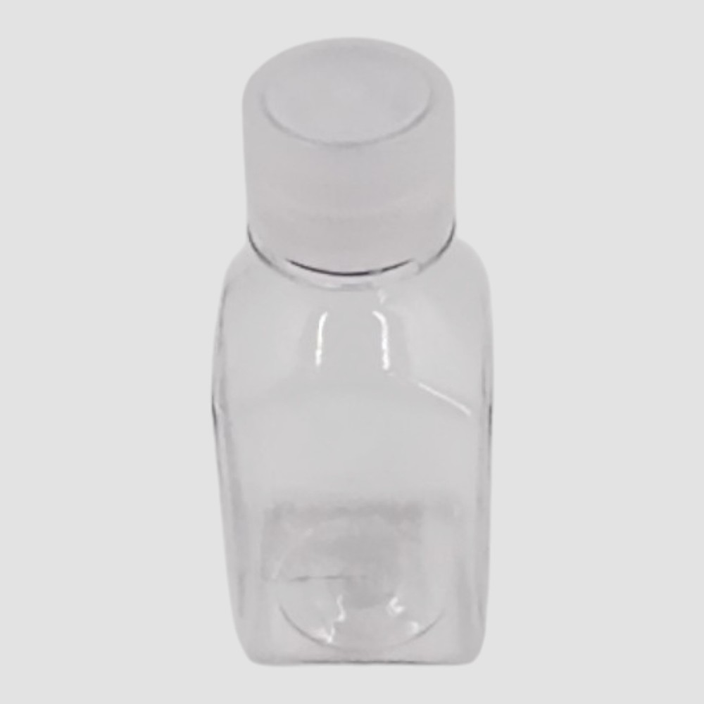 Nalgene Transparent Lexan Square Storage Bottle 8 Oz.