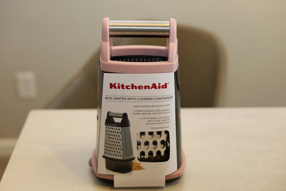 NEW KitchenAid Box Grater with covered container. Sold Separately.