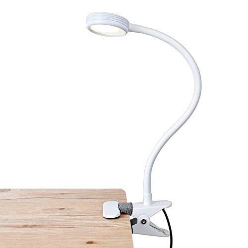 Metal Clip on Light/ Reading Light/ Light Color Changeable/ Night Light White