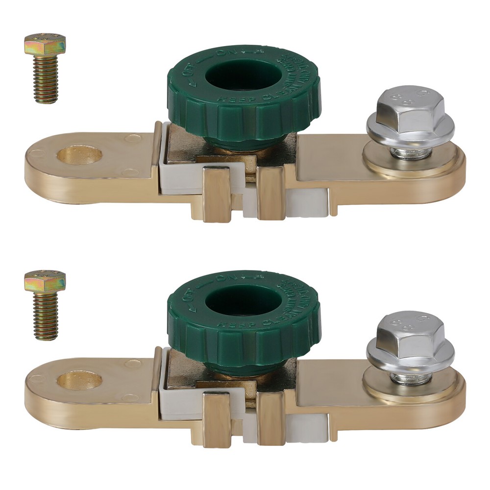 4PCS Side Post Battery Link Terminal Quick Cut-off Disconnect Kill Shut Switch