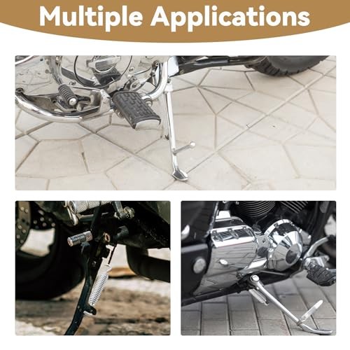 Jiffy Stand Kickstand Spring Replacement - Heavy-Duty 2.5mm Wire Spring - Silver