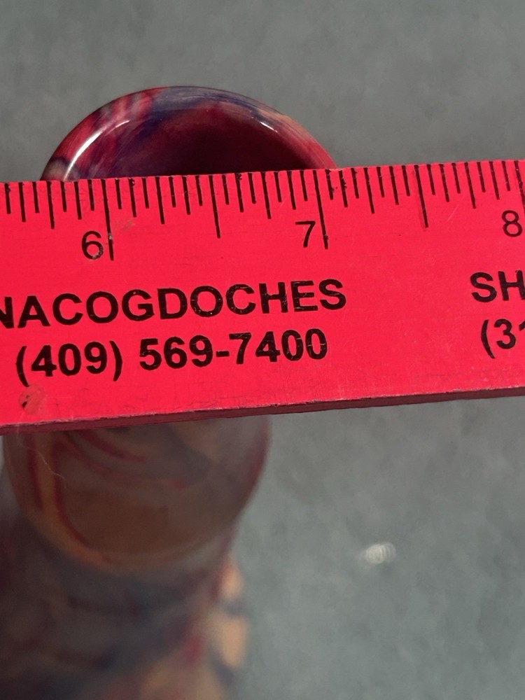 Multicolor Swirled Bud Vase