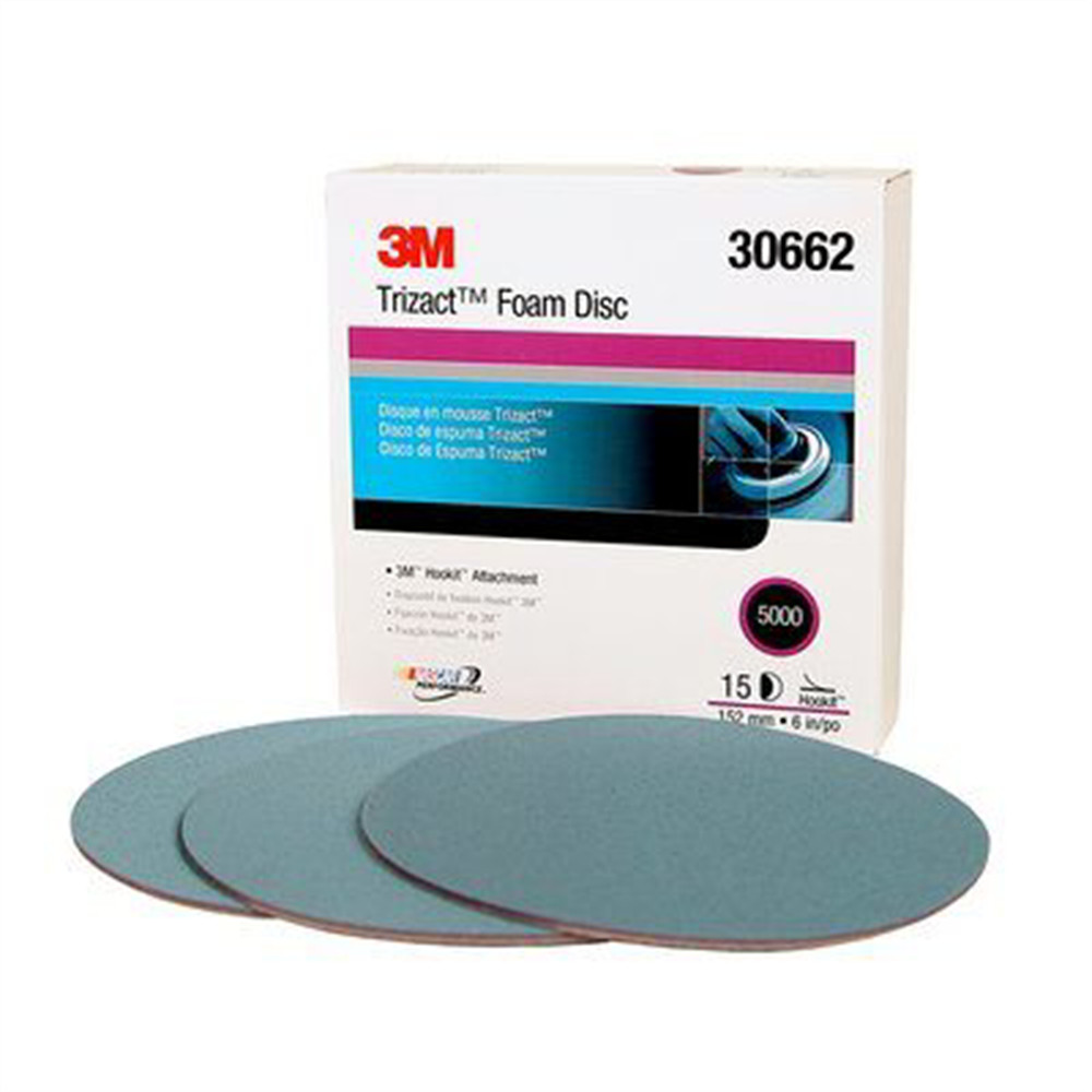 3M Trizact Hookit Foam Disc 6" P5000 (15/Pack)