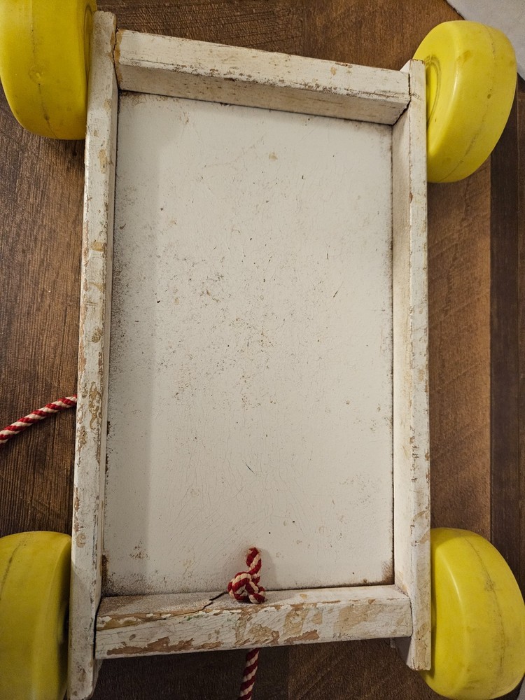 Vintage Playskool Wagon Pull Along Toy Cart