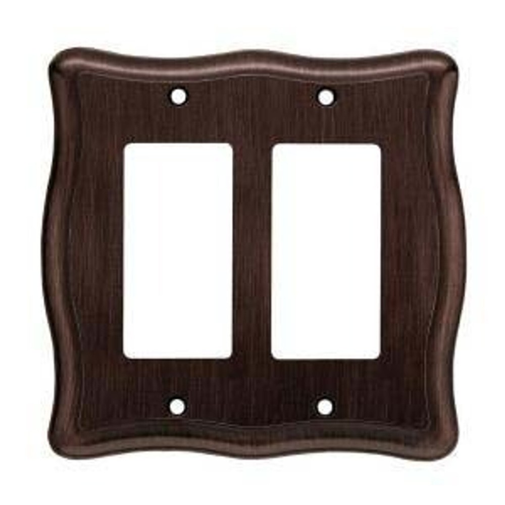 Double Rocker Wall Switch Venetian Bronze