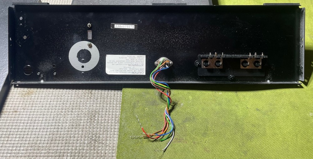Nakamichi 480 Cassette Deck Part Rear Panel