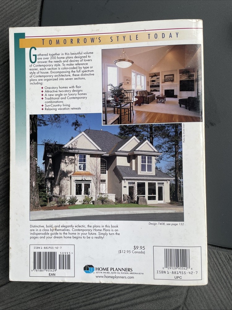 Contemporary Home plans Book