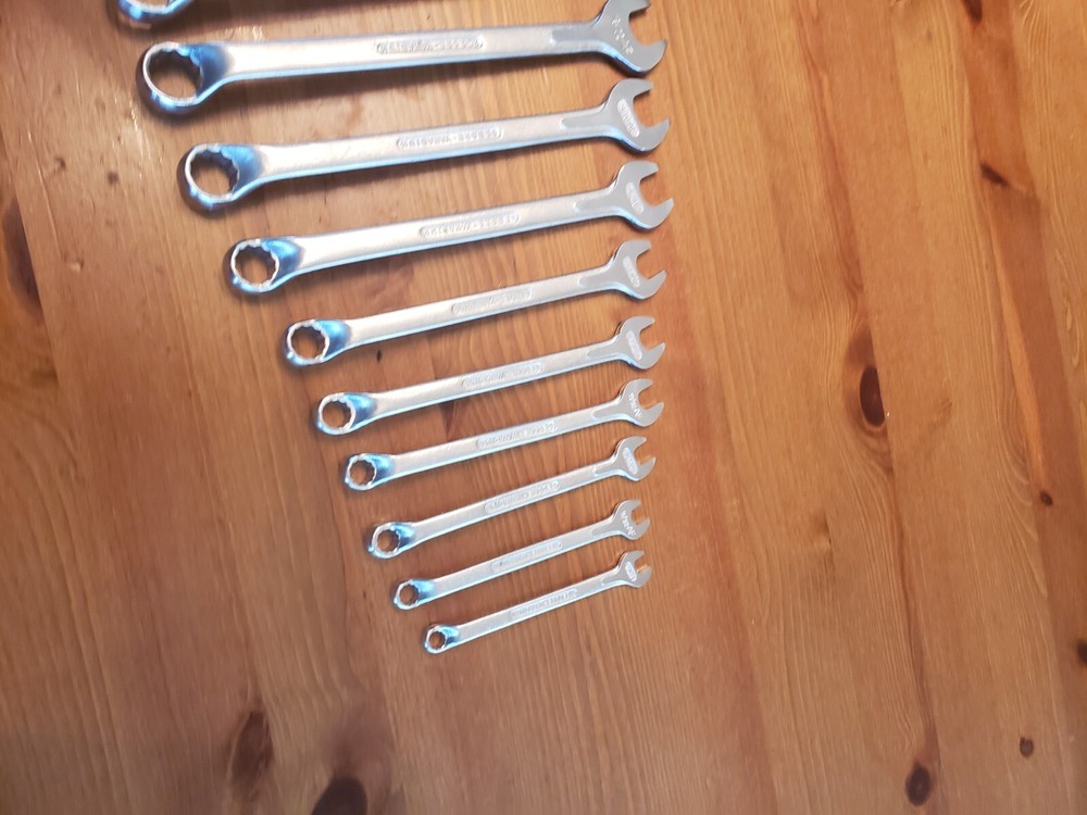 Gedore AF ring spanner and open wrench set with roll