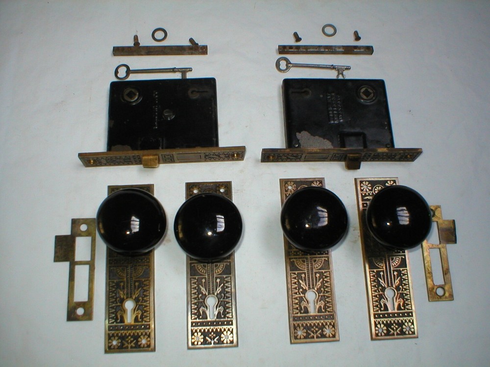 Antique Victorian Era Door Hardware