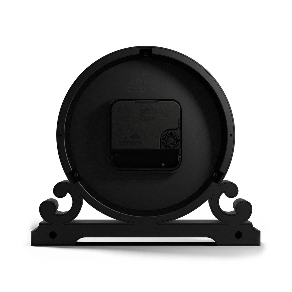 JONES CLOCKS® Saloon Mantel Clock | Small Traditional Double Scroll Design