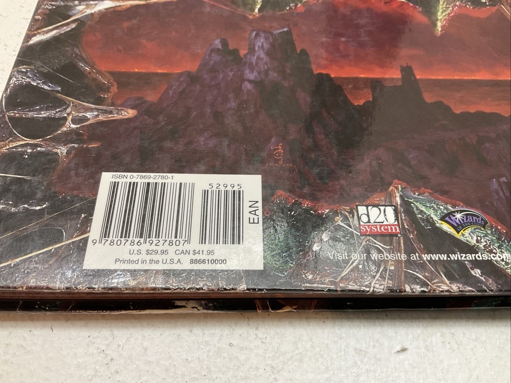 D&D 3.5 Fiend Folio RPG 2003 1st Printing HC EXC