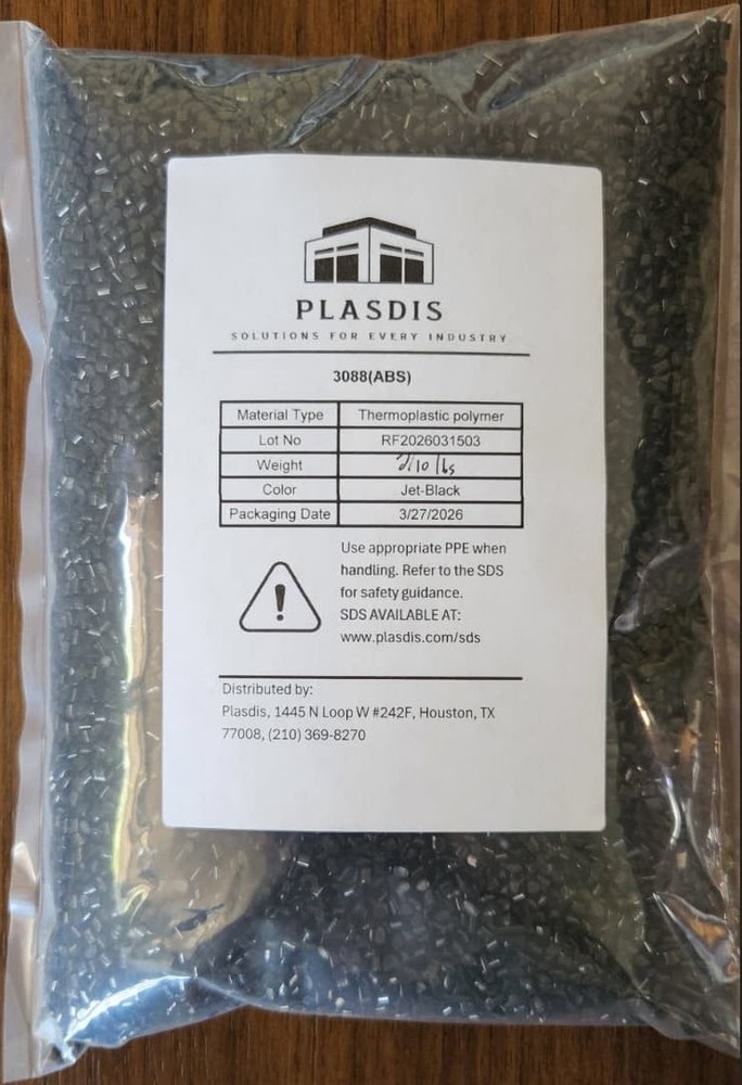 ABS Black Masterbatch 3088 Jet Black Pellet Colorant – Per-LB Pricing