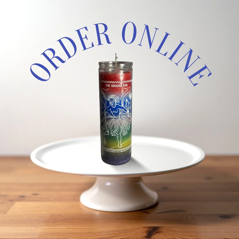 Oya Orisha Candle, 7 Day