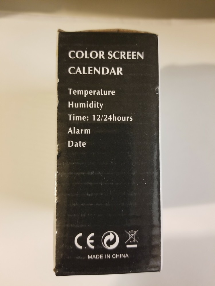 Digital Clock color screen calendar