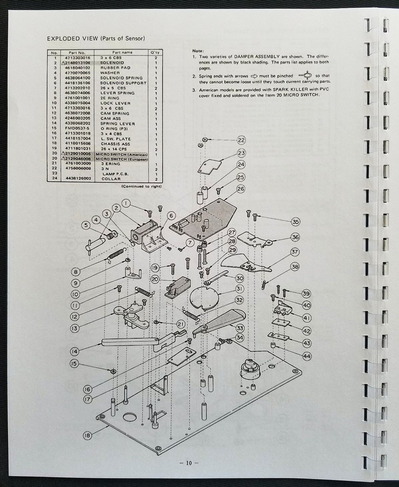 Denon DP-1200 Series Turntable Service Manual