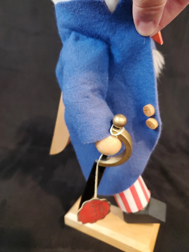 Nutcracker Full Size Uncle Sam w/ Sword - Made West Germany Fireworks Festivals