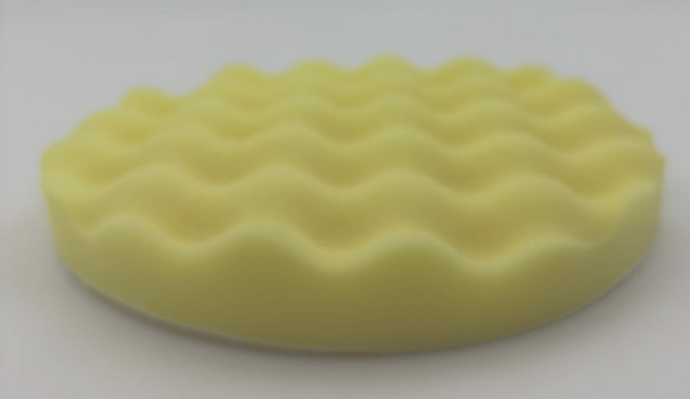 7 Inch Foam Compounding Buffing Pad, Single Sided, Flat Back, Hook and Loop