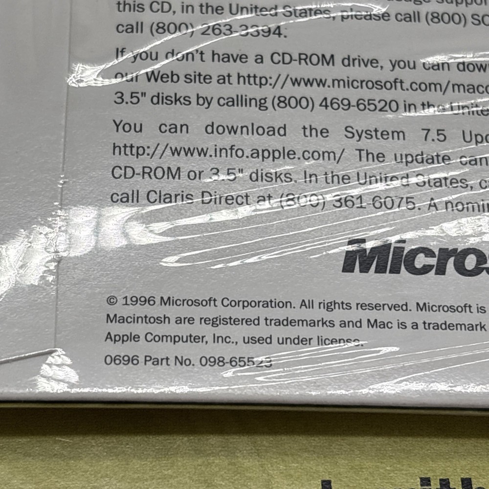 The Microsoft Empowerment Pack For The MAC CDROM