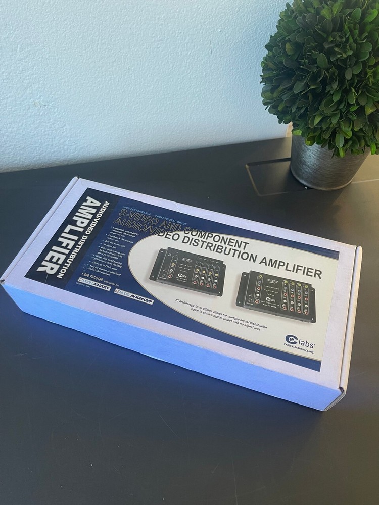 AV400COMP S-Video & Component Audio/Video Distribution Amplifiers