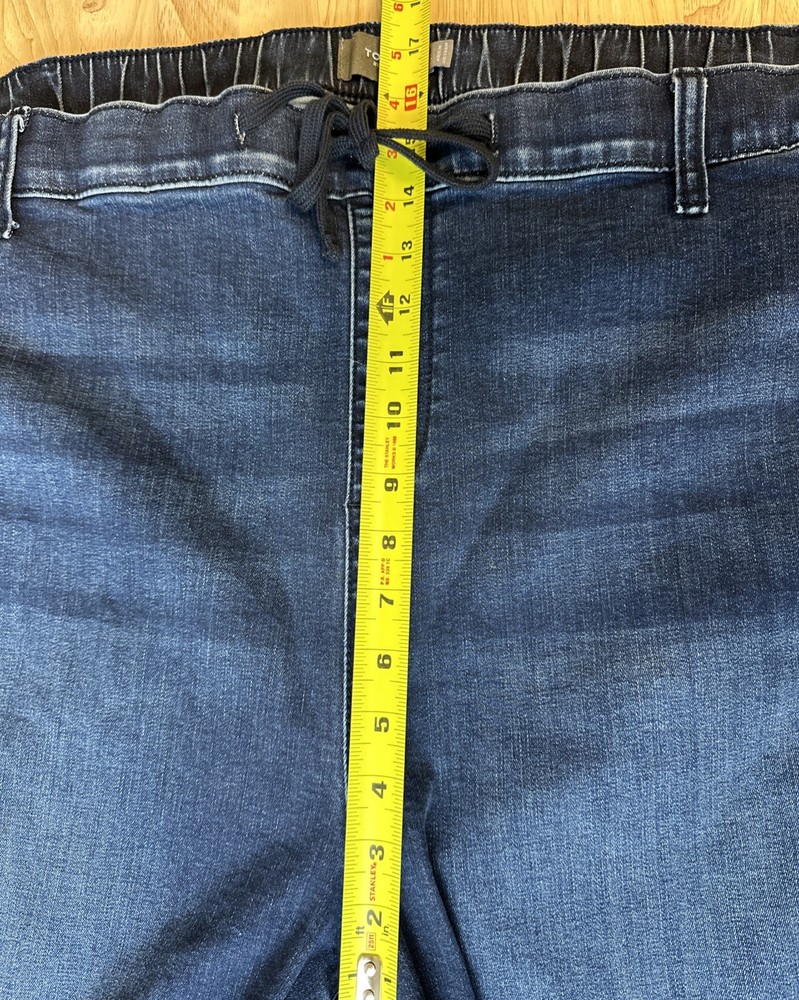 TORRID PULL-ON BOYFRIEND STRAIGHT Stretch Drawstring High Rise Jeans~6R~6x