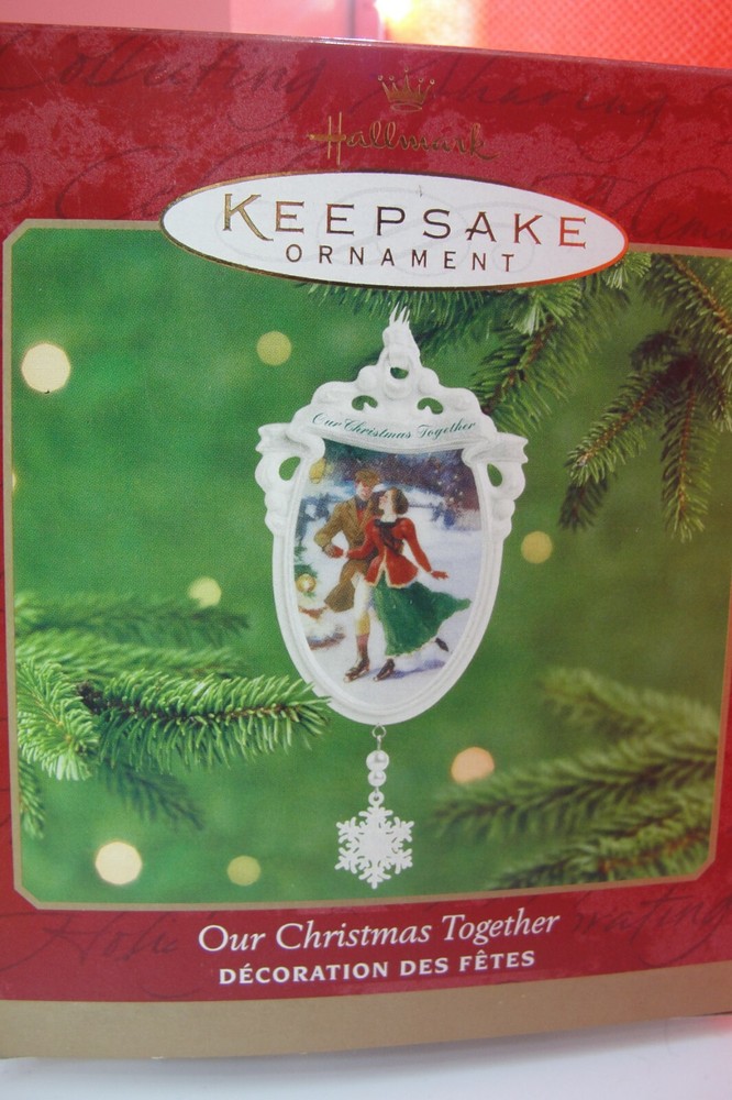 2000, OUR CHRISTMAS TOGETHER,  HALLMARK KEEPSAKE ORNAMENT