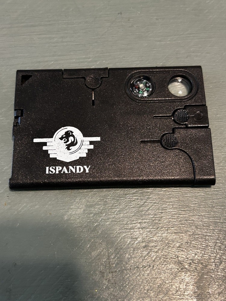 10 in 1 Multi Function Survival Card Pocket Tool Kit