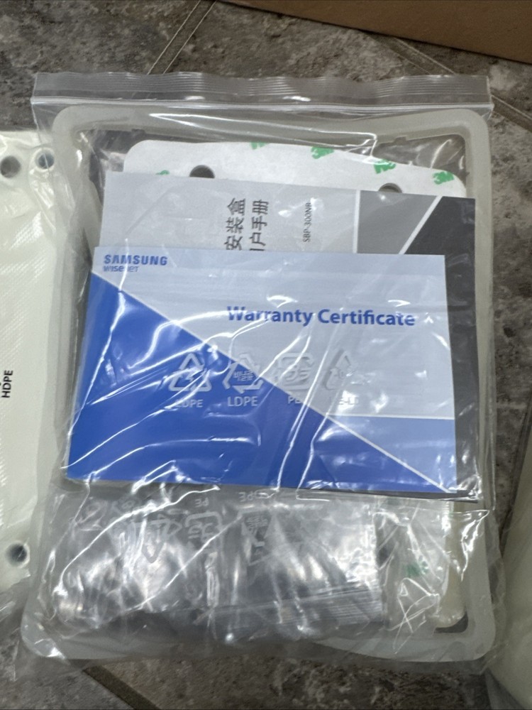 Hanwha Techwin SBP-300NB Camera Installation Back Box White Bracket Mount Kit