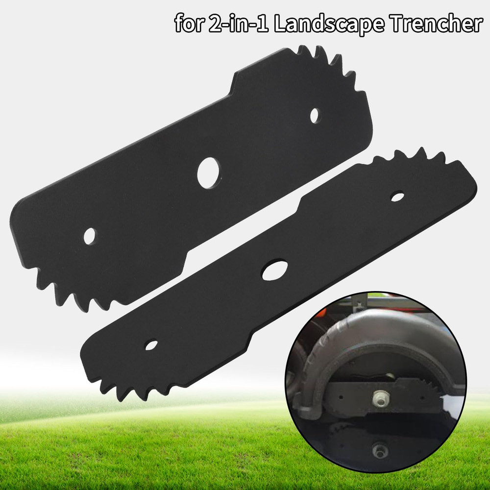 2 Pack EB-007 Edge Hog Heavy-Duty Edger Replacement Blade Compatible with Black