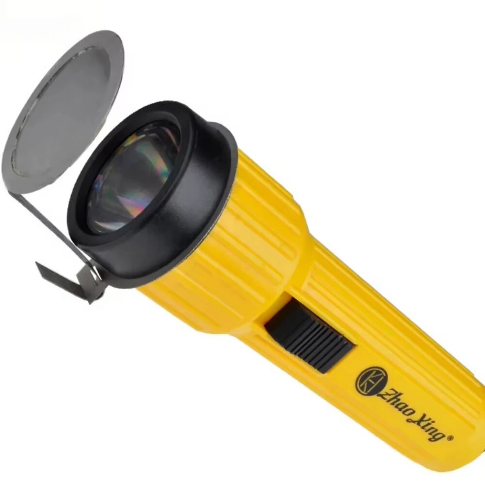 1pc Toughened Glass Detection Torch - Quick Identification LED Flashlight