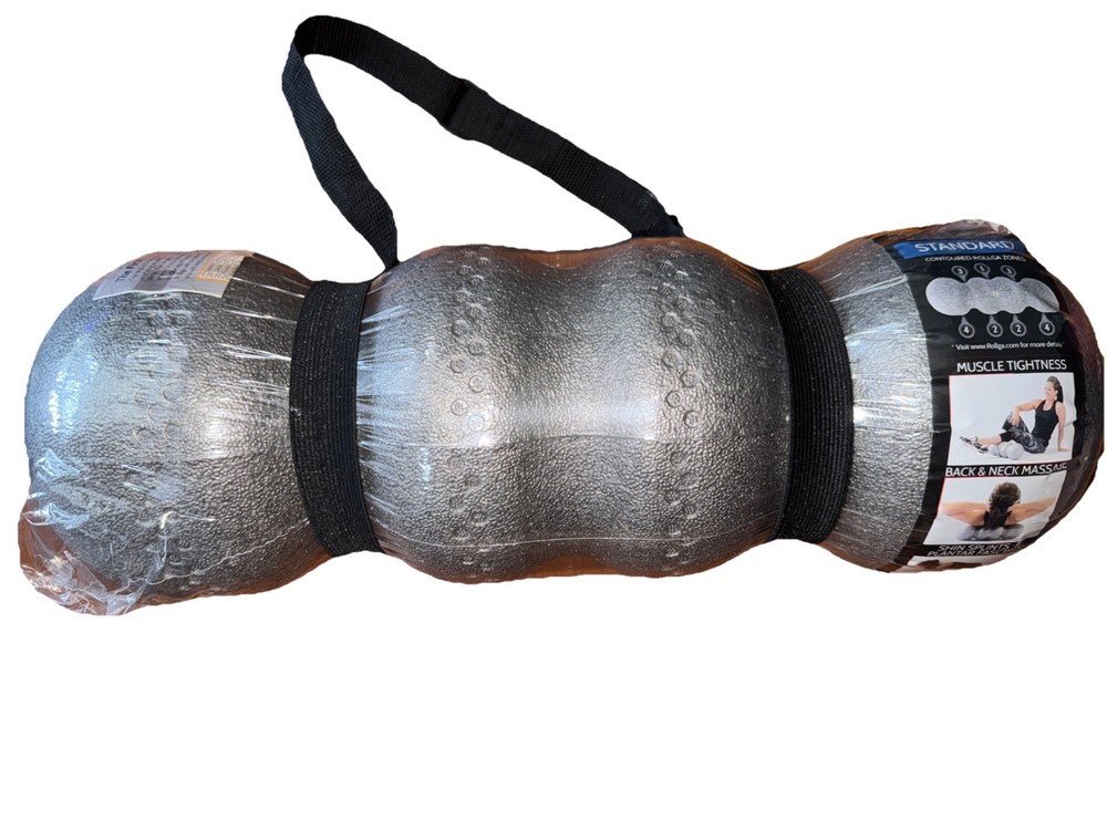 #1 Foam Roller - Silver Medium Rollga - Shin Splints, Back Pain, Self Care 18”