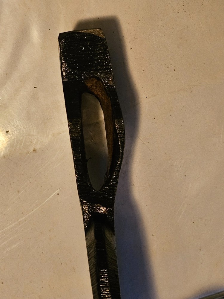 Axe Head has marked in Britain sticker on it