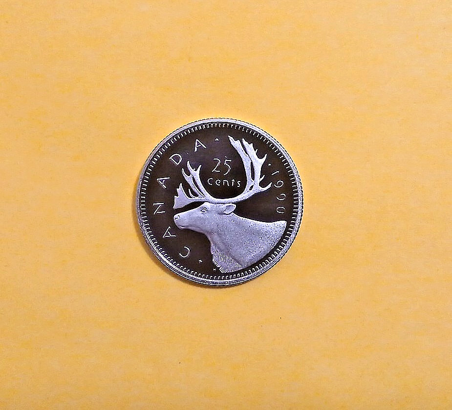 1990 Canadian Proof Quarter
